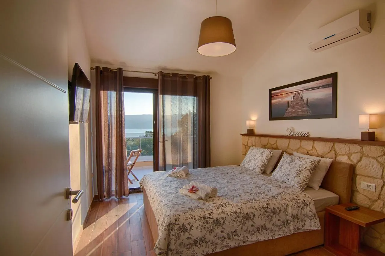 Modern Villa With Pool, Sea View, Near The Sea And The Beach - By Traveler Tourist Agency Krk Id 2168 Pinezici  Croatia
